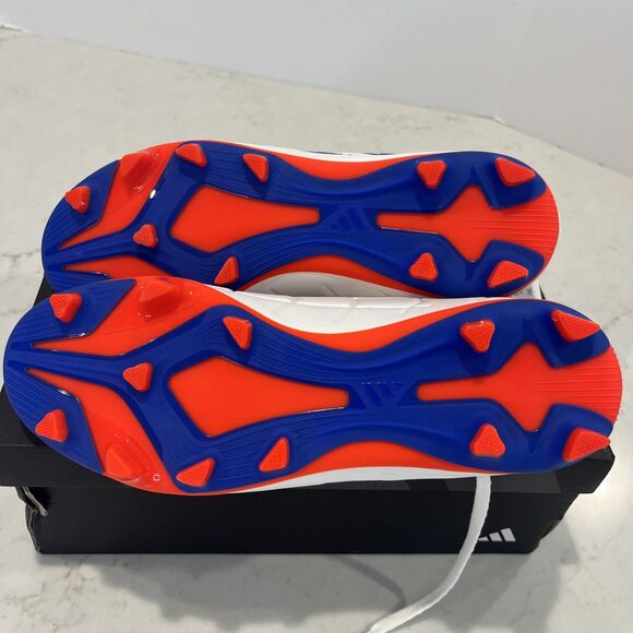 Adidas NEW Copa Pure 2 Club FG J Soccer Cleats White  Blue Solar Red Sz 6 Junior - Picture 2 of 12